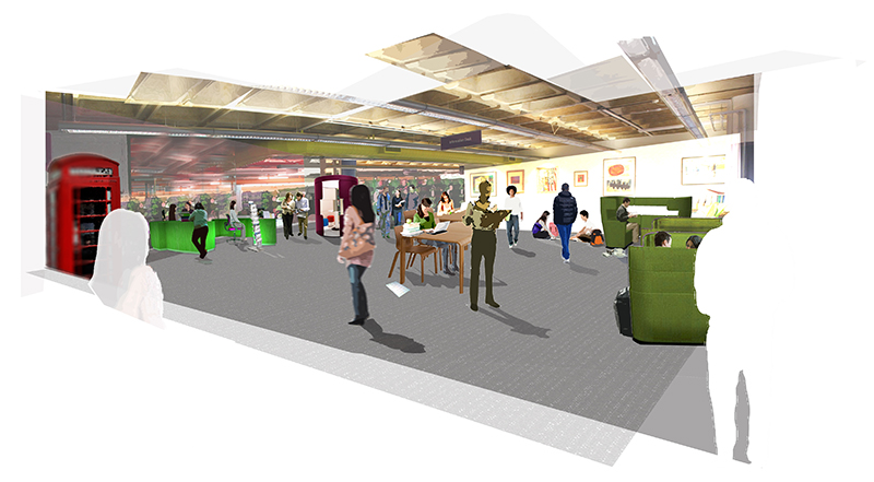 Ground floor - view on entering from the main entrance