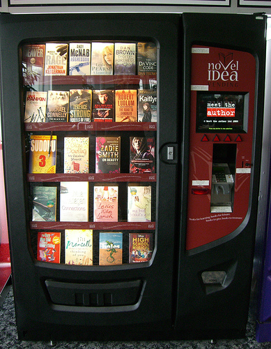 Book vending machine by WordRidden book vending photo